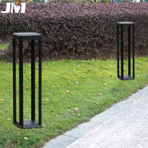 China Led Lawn Lamp Aluminum  120*150*600mm 7w 3000k Black on sale