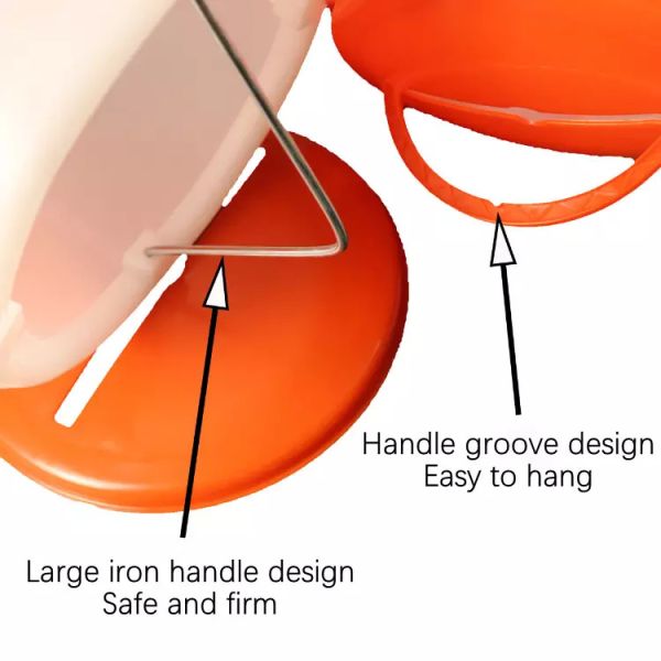 Chicken Plastic Poultry Feeder Pan Bucket and Water Drinker Wholesale Farm Equipment Auto Chicken Feeder