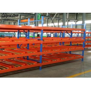 China Optional Dimension Carton Flow Roller Track , Flow Racks Warehouse Stable wholesale