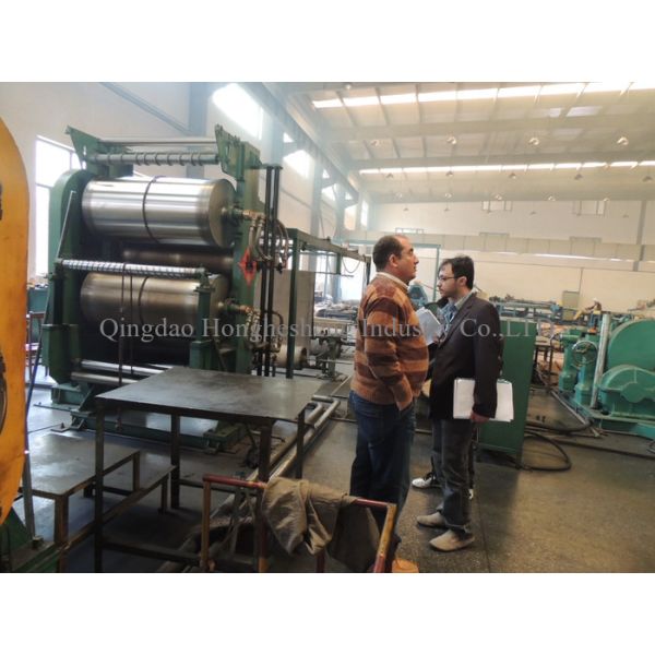 15KW To 280KW Rubber Sheet Rubber Calender Machine 250mm To 800mm Dia