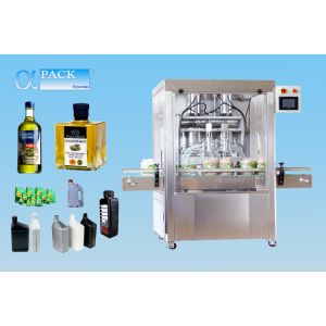 China 24bpm 316SS Automatic Piston Filling Machine Liquid Fill 1000ml wholesale