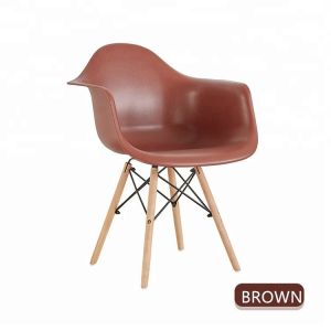 Fracture Resistant Plastic Reception Chairs , Armchair Style Dining Chairs