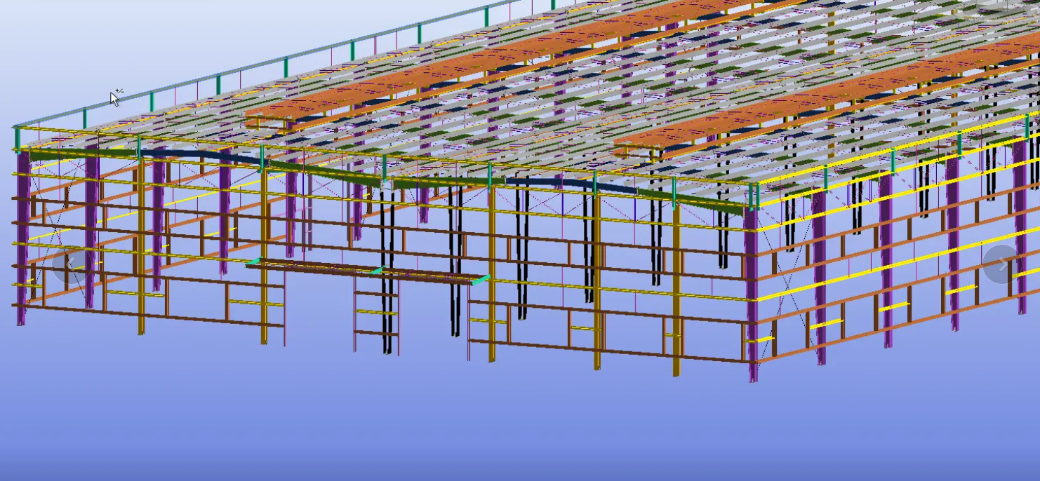 Light Steel Structure Warehouse Q235 Steel Construction Factory Building