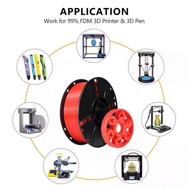 100% Without Bubble Bordeaux Red 3D Printer Filament PRO PLA Filament