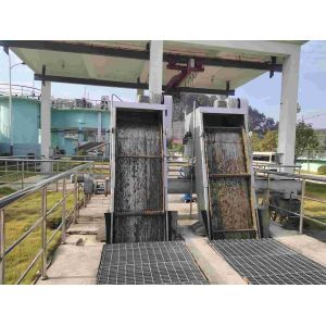 1500mm Mechanical Bar Screen Rotary Solid Liquid Separator