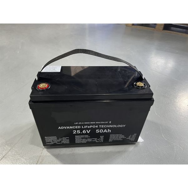 Solar LiFePO4 Storage Battery 12.8V 100Ah 1280Wh 25.6V 50Ah for Motorhome Caravan Camping RV Car