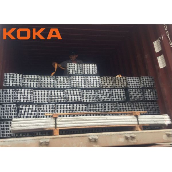 Q235 Stainless Steel Strut C Channel Pre Galvanized For Seismic Bracing