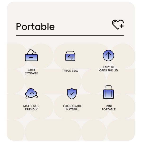 Travel Pill Organizer Box with Large Compartments Portable Pill Case Weekly Medicine Container for Vitamins Fish Oils Supplements