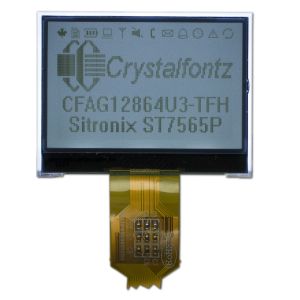 China 2.4'' 128*64 Graphic LCD Module Low Power CFAG12864U3-TFH ST7565P With Backlight Industrial Display on sale