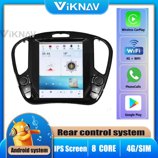 10.4 Inch Screen Head Unit For 2014-2019 Infiniti ESQ JUKE Navigation GPS Multimedia DVD Player Android Wireless Carplay