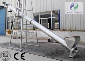 China 25m Max Length Flexible Feed Screw Conveyor For Wood Chips Positive Drive wholesale