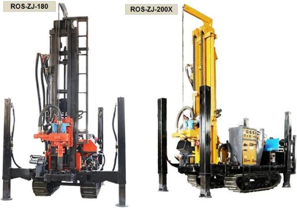 Quality Multifunctional Rotary Water Well Drilling Rig Machine With Crawler Pneumatic for sale