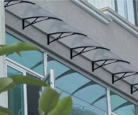 window door polycarbonate canopy with cast aluminium bracket,aluminium awning,diy awning,canopies,great outdoor shelter!