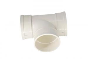 China 40 Pvc Pressure Pipe Fittings Tee Polyvinyl Chloride For Drainage wholesale