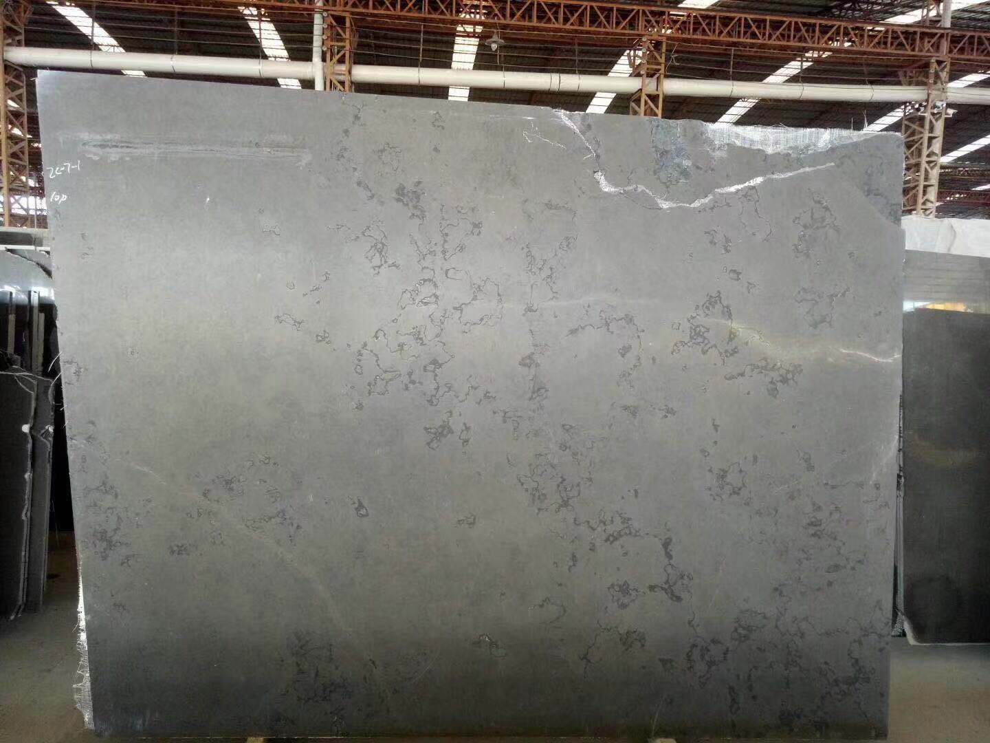 Dark Grey Marble Stone Flooring , Coffee Butterfly Marble Slab Stone Custom Size