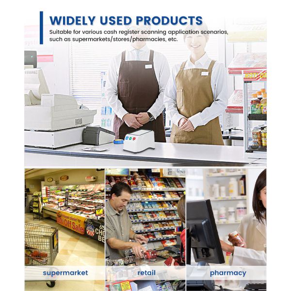 2D Payment Code Reader Self Service Scanner Platform Box Wired Desktop Barcode Scanner