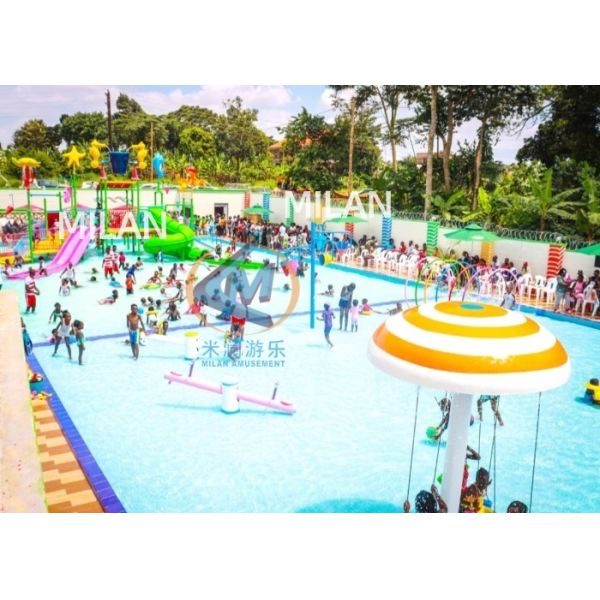 Ocean Theme Water Amusement Park Equipment Outdoor Fiberglass Water Playground
