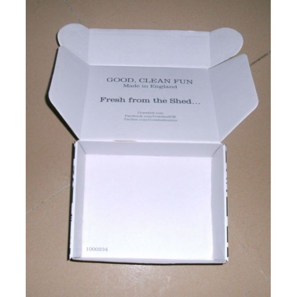 Custom made folding corrugated printed shipping boxes wholesale