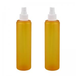 China Green Orange 1oz 2oz PET Cosmetic Bottles Round Mini Plastic Spray Bottle wholesale