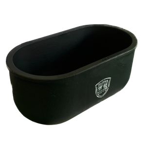 China Cylindrical Clay Graphite Crucible Chemical Resistant For Melting Casting wholesale