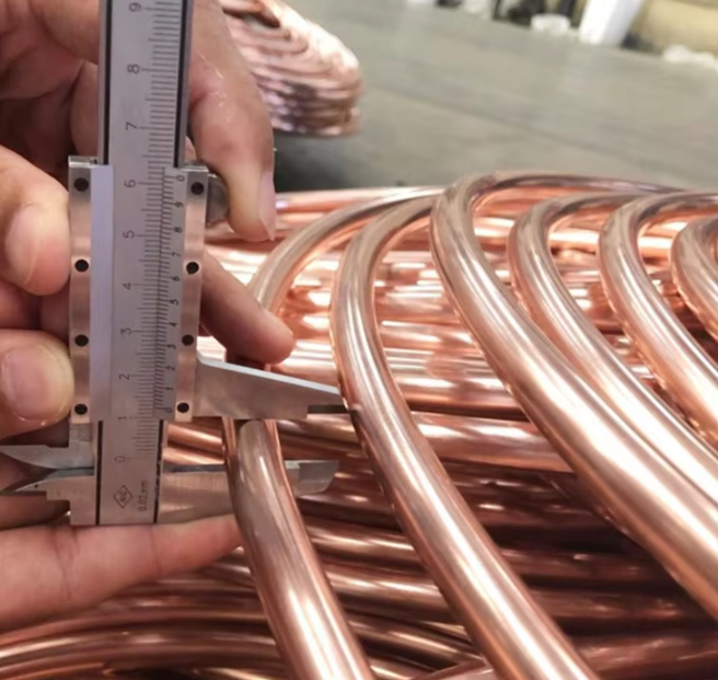 C12000 C10100 C11000 Pancake Coil Copper Tube For Air Conditioner Or Refrigerator