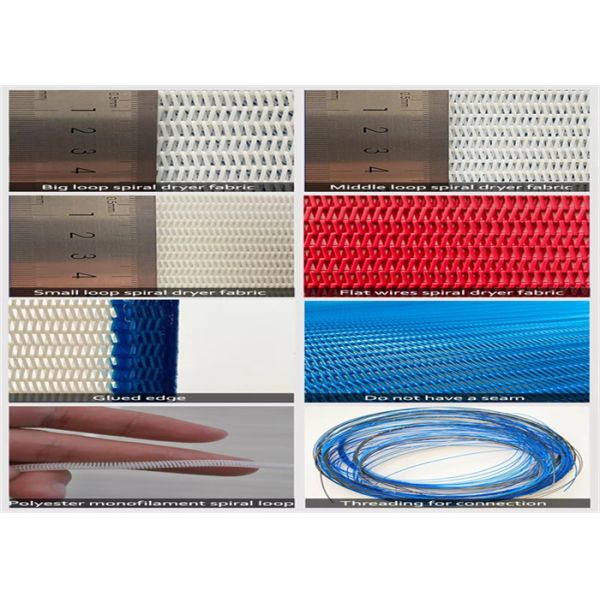Small Loop Low Permeability Polyester Mesh Belt For Drying Industry
