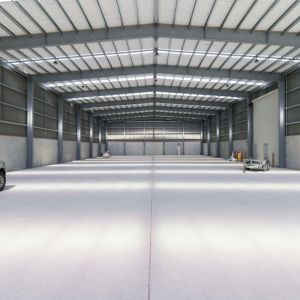Industrial Metal Structure Warehouse Steel Frame ISO9001 Certification