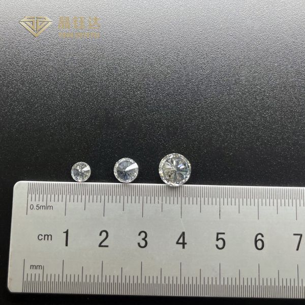 1.5 Carat G H I Color Certified Man Made Diamonds Yuda Crystal