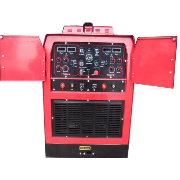 WD800 Portable Diesel Welder Generator Electric Start 400Ax2 Dual Welding Machine