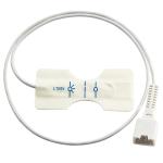 Novametrix 513 710 6pin Disposable SpO2 Sensor 715 MARS Pediatric white foam