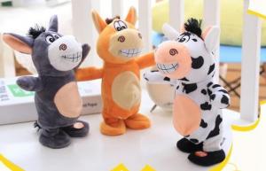 China Walking and Speaking Music Educational Electronic Stuffed Toys For Babies on sale
