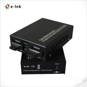 Low Heat 100Mbps Fiber Media Converter Single Mode Multi Mode