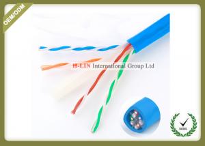 China Cat6E UTP 23AWG Gigabit Network Cable For Security POE Monitoring Project wholesale