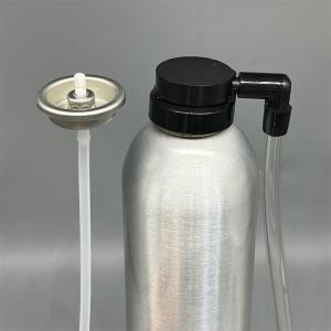 Compact Ergonomic Tire Inflator Valve Actuator for Portable Air Pumps with Quick-Connect Coupling