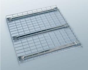 China Galvanized material handling wire grid racking steel decking with cut wholesale