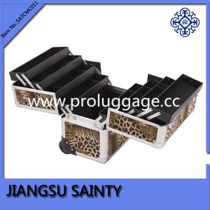 SATCMC011 With eight trays inside large volume beauty case trolley