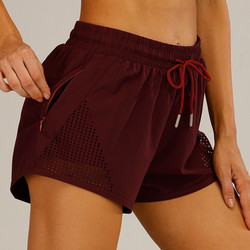 Oem Factory Manufacturer Custom Logo Summer Women'S Exercise Youth Double-Layer