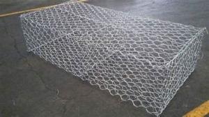 Galfan Hot Dipped Galvanized Wire Mesh 80x100mm Gabion Wire Netting