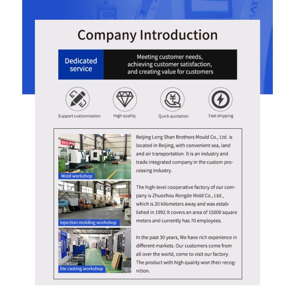 High Level Customization Aluminum Die Casting Parts Injection Moulding for Vehicle Mould Production Line
