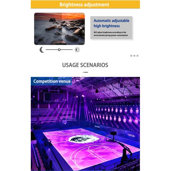 Indoor Outdoor Floor Dance LED Display Screen P4.81 CE ROHS FCC Certification