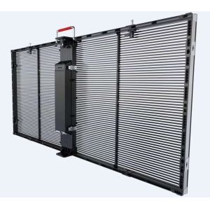Die Cast Aluminum Cabinet SMD2121 Outdoor Transparent LED Screen