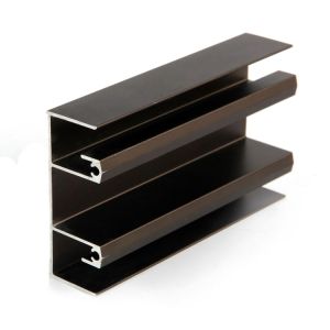 China Customized Sliding Aluminum Window Profiles Anodized / Electrophoresis Surface Treatment wholesale