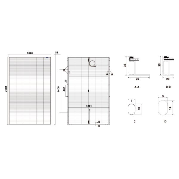 High Efficiency Shingled Double Glass 700w 700watt 700wp Solar Panel for Home and Industrial Application