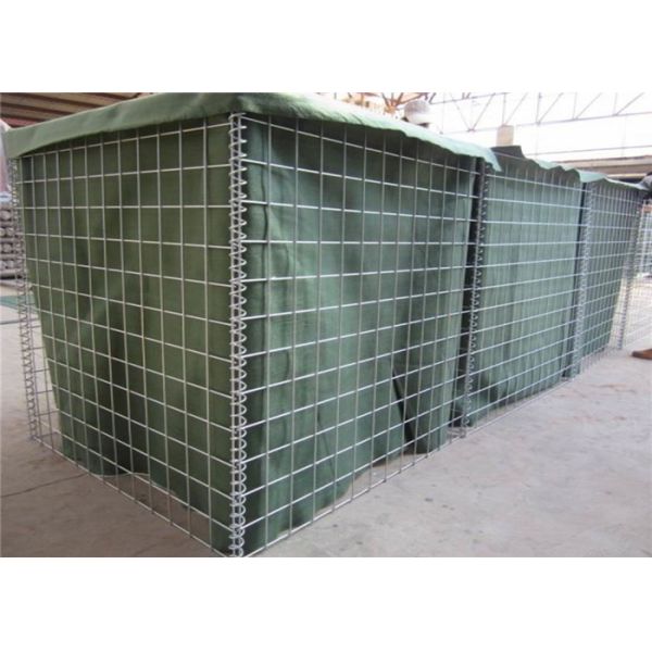 Galvanized Steel Welded Gabion Box 50x50mm for Military Defense