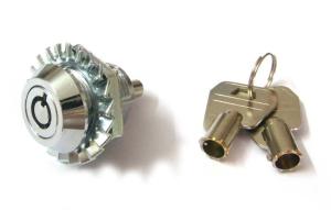 MA24 Tubular key Push cam Lock for LED advertisement Big tubular key plunger cam lock