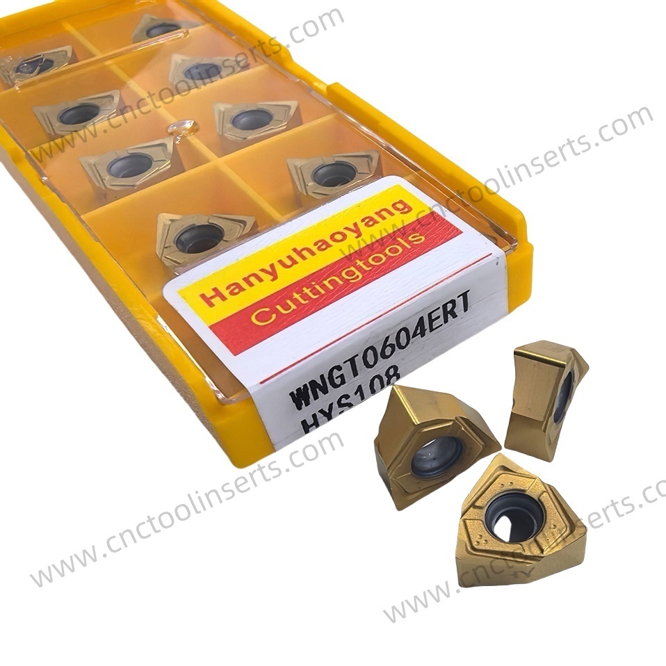 China Fire Retardant Carbide Milling Inserts WNGT0604ERT Energy Efficient wholesale