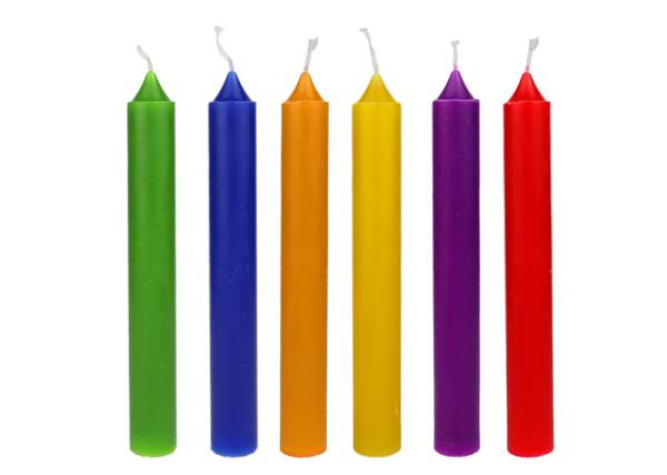 Quality Color Unscented 10g Paraffin Wax Candle Dinner Wedding Church Religious for sale