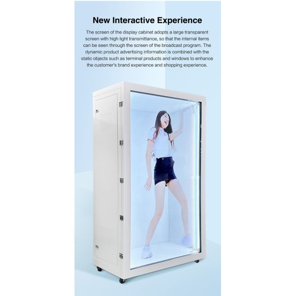 Lcd See Through Display Box 6ms 350cd/M² For Museums & Exhibitions