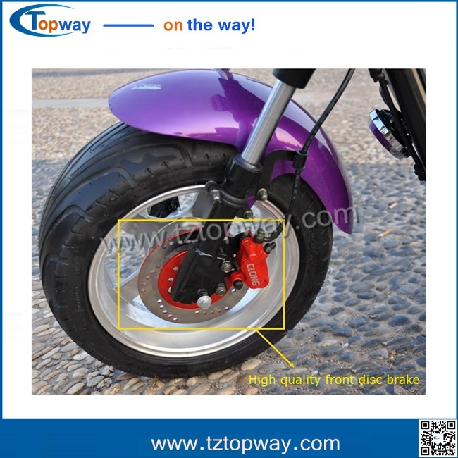 Powerful High Speed Lithium Battery Harley Citycoco 2000W EEC electric scooter