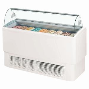 Counter Top Ice Cream Display Freezer , Power Saving Ice Cream Display Unit